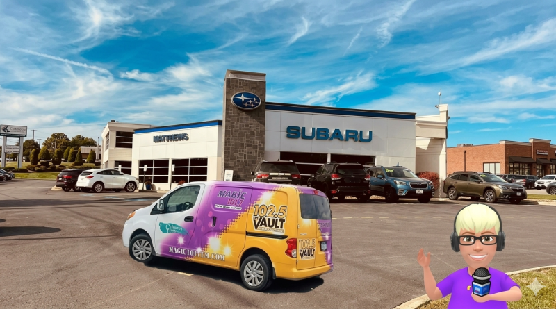 On-Site Broadcast at Matthews Subaru Saturday