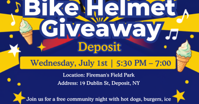 Bike Helmet Giveaway – Deposit NY