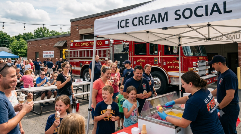 The Annual O.L. Davis Fire Company Ice Cream Social